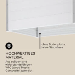 Nova Grow Gartenbeet 150 X 91 X 100 Cm WPC Holzoptik Weiß -Gartendekorations Geschäft 10034747 de 0004 logo