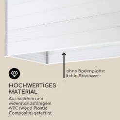 Nova Grow Gartenbeet 195 X 91 X 100 Cm WPC Holzoptik Weiß -Gartendekorations Geschäft 10034752 de 0004 logo