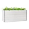 Nova Grow Gartenbeet 195 X 91 X 100 Cm WPC Holzoptik Weiß