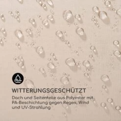 Mondo Gartenpavillon Partyzelt Gazebo 295x262x295 Stahl Polyester -Gartendekorations Geschäft 10034764 de 0005 logo