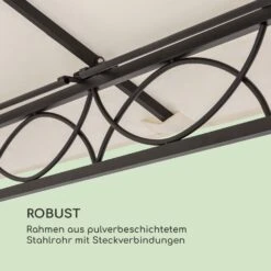 Mondo Gartenpavillon Partyzelt Gazebo 295x262x295 Stahl Polyester -Gartendekorations Geschäft 10034764 de 0008 logo