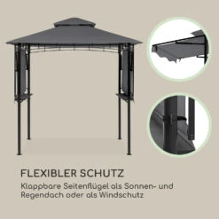Steakhouse Wings Pavillon 244x260x152cm 160 G/m² PE Flammhemmend Stahl 12 Steakhouse Wings Pavillon 244x260x152cm 160 G/m² PE Flammhemmend Stahl -Gartendekorations Geschäft 10034765 de 0003 logo