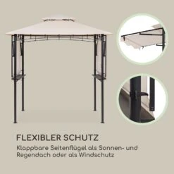 Steakhouse Wings Pavillon 244x260x152cm 160 G/m² PE Flammhemmend Stahl -Gartendekorations Geschäft 10034766 de 0003 logo