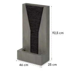 Riverrun Gartenbrunnen Zimmerbrunnen Indoor Outdoor 12W Pumpe LED-Ring -Gartendekorations Geschäft 10034777 yy 0009 logo Blumfeldt Riverrun Gartenbrunnen Zimmerbrunnen