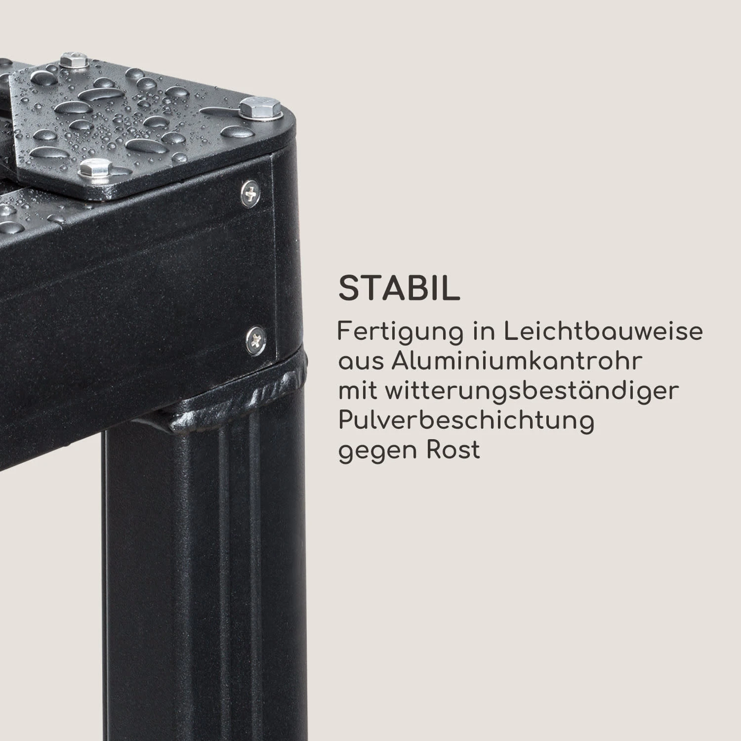 Pantheon RemoteShade Pavillon Motor-Dach 3x3m 280g/m² PE Aluminium 5 Pantheon RemoteShade Pavillon Motor-Dach 3x3m 280g/m² PE Aluminium – Bild 5