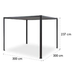 Pantheon RemoteShade Pavillon Motor-Dach 3x3m 280g/m² PE Aluminium 17 Pantheon RemoteShade Pavillon Motor-Dach 3x3m 280g/m² PE Aluminium -Gartendekorations Geschäft 10034781 yy 0009 logo