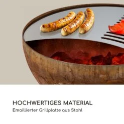 Savage Feuerschale Mit Grill Ø: 60,5 Cm Stahl Inkl. Wetterschutz Rost 11 Savage Feuerschale Mit Grill Ø: 60,5 Cm Stahl Inkl. Wetterschutz Rost -Gartendekorations Geschäft 10034800 de 0003 logo