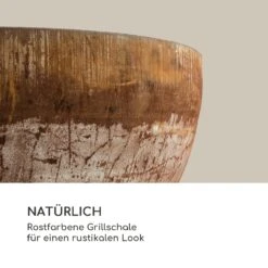 Savage Feuerschale Mit Grill Ø: 60,5 Cm Stahl Inkl. Wetterschutz Rost 13 Savage Feuerschale Mit Grill Ø: 60,5 Cm Stahl Inkl. Wetterschutz Rost -Gartendekorations Geschäft 10034800 de 0005 logo