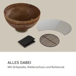 Savage Feuerschale Mit Grill Ø: 60,5 Cm Stahl Inkl. Wetterschutz Rost 16 Savage Feuerschale Mit Grill Ø: 60,5 Cm Stahl Inkl. Wetterschutz Rost -Gartendekorations Geschäft 10034800 de 0008 logo