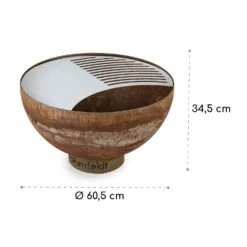 Savage Feuerschale Mit Grill Ø: 60,5 Cm Stahl Inkl. Wetterschutz Rost 17 Savage Feuerschale Mit Grill Ø: 60,5 Cm Stahl Inkl. Wetterschutz Rost -Gartendekorations Geschäft 10034800 yy 0009 logo