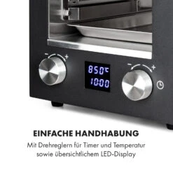 Hannibal Hochtemperaturgrill Indoor 2.200W 850°C Edelstahl Schwarz 13 Hannibal Hochtemperaturgrill Indoor 2.200W 850°C Edelstahl Schwarz -Gartendekorations Geschäft 10034804 de 0005 logo
