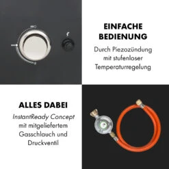 Pasadena Gas-Räuchergrill 2,5 KW Heizleistung 180 °C / 350 °F Max. -Gartendekorations Geschäft 10034818 de 0008 logo