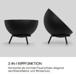 Fireball Feuerschale Ø 66 Cm Kippbar 2 Mm Stahl Horizontal Diagonal -Gartendekorations Geschäft 10034933 de 0003 logo