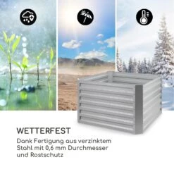 High Grow Straight Hochbeet 100x60x100cm 600l Stahl -Gartendekorations Geschäft 10035332 de 0006 logo