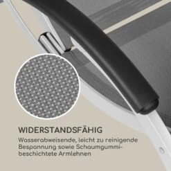 Sunnyvale Liegestuhl Mit Fußteil Aluminium 4-Stufen -Gartendekorations Geschäft 10035337 de 0005 logo