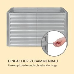 High Grow Straight Hochbeet 200x90x100cm 1800l Stahl -Gartendekorations Geschäft 10035354 de 0007 logo