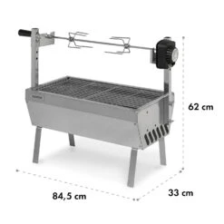 Sauenland Mini Rotisserie-Grill Drehspieß 4W 12kg Max. Edelstahl -Gartendekorations Geschäft 10035371 yy 0007 dimensions
