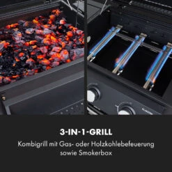 Kingsville Smoker Kombigrill Gas Kohle Smoker 13,5kW 3+1 Brenner -Gartendekorations Geschäft 10035409 de 0003 logo