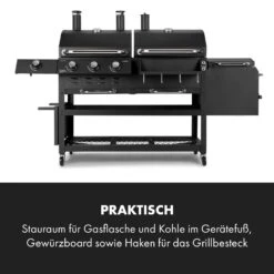 Kingsville Smoker Kombigrill Gas Kohle Smoker 13,5kW 3+1 Brenner -Gartendekorations Geschäft 10035409 de 0006 logo