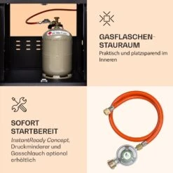 Valdosta 4.1 Gasgrill 4 X 2,8 KW + 2,5 KW Brenner Edelstahl Mobil -Gartendekorations Geschäft 10035415 de 0005 logo