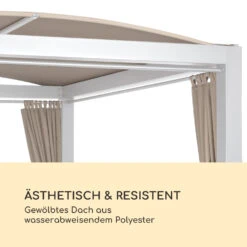 Eremitage Double XL Sunbed 2 Pers Stahl-Rahmen Sonnendach Vorhänge -Gartendekorations Geschäft 10035430 de 0005 logo