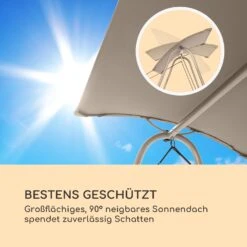 Garden Grove Gartenliege Swing Bed Stahlrahmen Sonnendach Polyester -Gartendekorations Geschäft 10035432 de 0005 logo