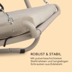 Garden Grove Gartenliege Swing Bed Stahlrahmen Sonnendach Polyester -Gartendekorations Geschäft 10035432 de 0008 logo