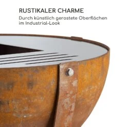 Fire Globe Feuerschale Mit Grill Ø60cm Stahl -Gartendekorations Geschäft 10035510 de 0006 logo