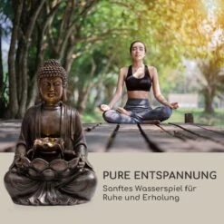 Dharma Solarbrunnen LED 48 X 72 X 41 Cm (BxHxT) Polyresin -Gartendekorations Geschäft 10035714 de 0004 logo