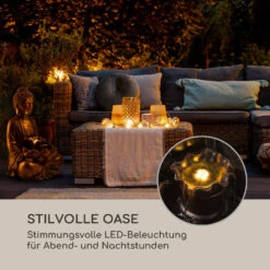 Dharma Solarbrunnen LED 48 X 72 X 41 Cm (BxHxT) Polyresin -Gartendekorations Geschäft 10035714 de 0005 logo