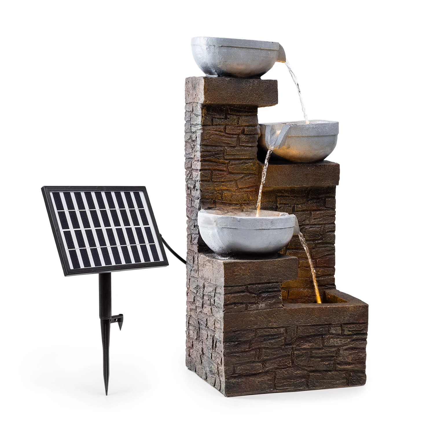 Fez Solarbrunnen LED 34 X 76 X 36 Cm (BxHxT) Polyresin 1 Fez Solarbrunnen LED 34 X 76 X 36 Cm (BxHxT) Polyresin