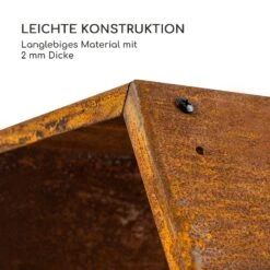 Hexawood Rust Holzspeicher Hexagon-Form 50,2x58x32cm -Gartendekorations Geschäft 10035765 de 0005 logo