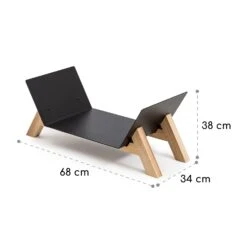 Langdon Wood Black Holzlager 68x38x34 Cm Eisen & Holz -Gartendekorations Geschäft 10035768 yy 0005 logo