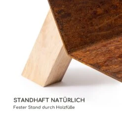 Langdon Wood Rust Holzlager 68x38x34 Cm Eisen & Holz -Gartendekorations Geschäft 10035769 de 0004 logo