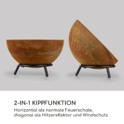 Fireball Rust Feuerschale 60 Cm Ø Kippbare Rost-Finish Rost -Gartendekorations Geschäft 10035770 de 0003 logo
