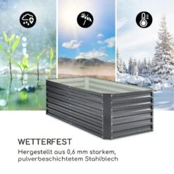High Grow Straight Hochbeet 180 X 60 X 90 Cm 970 L Stahl Verzinkt -Gartendekorations Geschäft 10035813 de 0006 logo