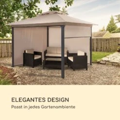 Grandezza Cortina Gartenpavillon 3x3m 4 Seitenteile -Gartendekorations Geschäft 10035866 de 0006 logo