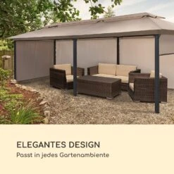 Grandezza Cortina Gartenpavillon 3x6m 4 Seitenteile -Gartendekorations Geschäft 10035868 de 0006 logo