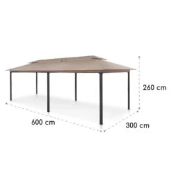 Grandezza Cortina Gartenpavillon 3x6m 4 Seitenteile -Gartendekorations Geschäft 10035868 yy 0007 logo