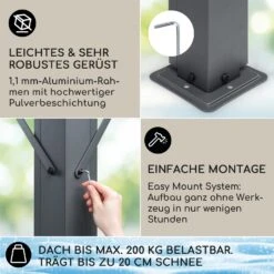 Pantheon Cortina Solid Sky Pergola Vordach 3x4m Polycarbonat 9 Pantheon Cortina Solid Sky Pergola Vordach 3x4m Polycarbonat -Gartendekorations Geschäft 10035873 de 0003 usp