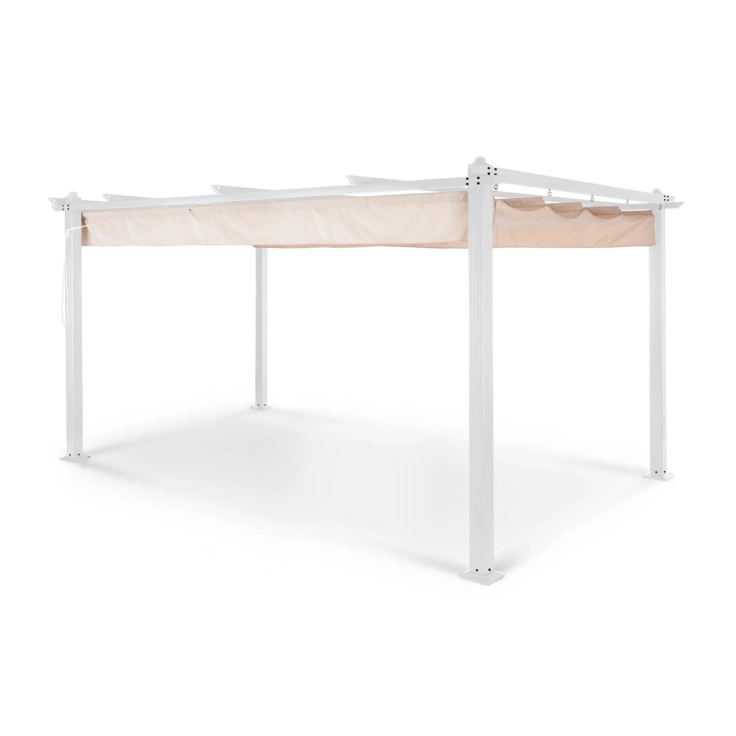 Pantheon Pergola Aluminiumkantrohr 3x4m 4 Eckpfosten Wasserabweisend 1 Pantheon Pergola Aluminiumkantrohr 3x4m 4 Eckpfosten Wasserabweisend