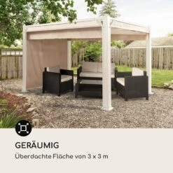 Pantheon Cortina Pavillon Mit Dach 3x3m 4 Seitenteile -Gartendekorations Geschäft 10035882 de 0004 logo