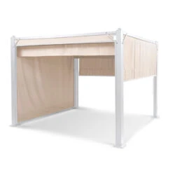 Pantheon Cortina Pavillon Mit Dach 3x3m 4 Seitenteile