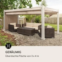 Pantheon Cortina Pavillon Mit Dach 3x4m 4 Seitenteile -Gartendekorations Geschäft 10035884 de 0004 logo
