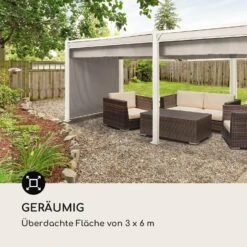 Pantheon Cortina Pavillon Mit Dach 3x6m 4 Seitenteile -Gartendekorations Geschäft 10035885 de 0004 logo