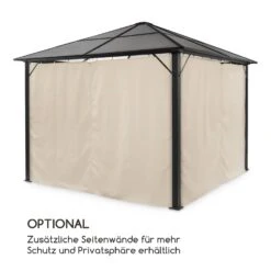 Pantheon Solid Sky Ambient Solar Pavillon Mit Grauem Dach 3x3m Polycarbonat Aluminium -Gartendekorations Geschäft 10035899 de 0004 logo