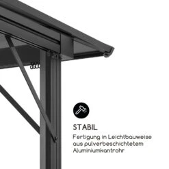 Pantheon Solid Sky Ambient Solar Pavillon Mit Grauem Dach 3x3m Polycarbonat Aluminium -Gartendekorations Geschäft 10035899 de 0006 logo