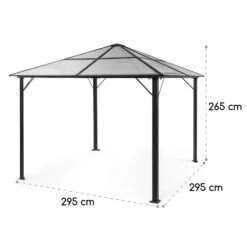 Pantheon Solid Sky Ambient Solar Pavillon 3x3m Polycarbonat Aluminium 17 Pantheon Solid Sky Ambient Solar Pavillon 3x3m Polycarbonat Aluminium -Gartendekorations Geschäft 10035900 yy 0009 logo