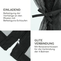 Pantheon Solid Sky Ambient Solar Seitenwände 3x3 M Moskito -Gartendekorations Geschäft 10035905 de 0006 logo