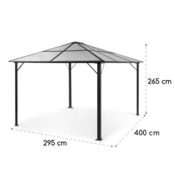 Pantheon Solid Sky Ambient Solar Pavillon 3x4m Polycarbonat Aluminium -Gartendekorations Geschäft 10035907 yy 0009 logo